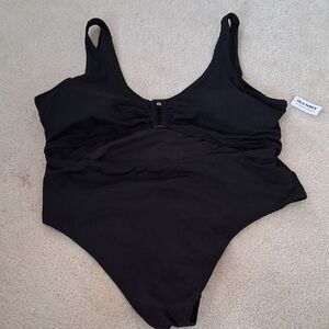 NWT Old Navy Elegant Black Cut-Out Swimsuit Size 4X